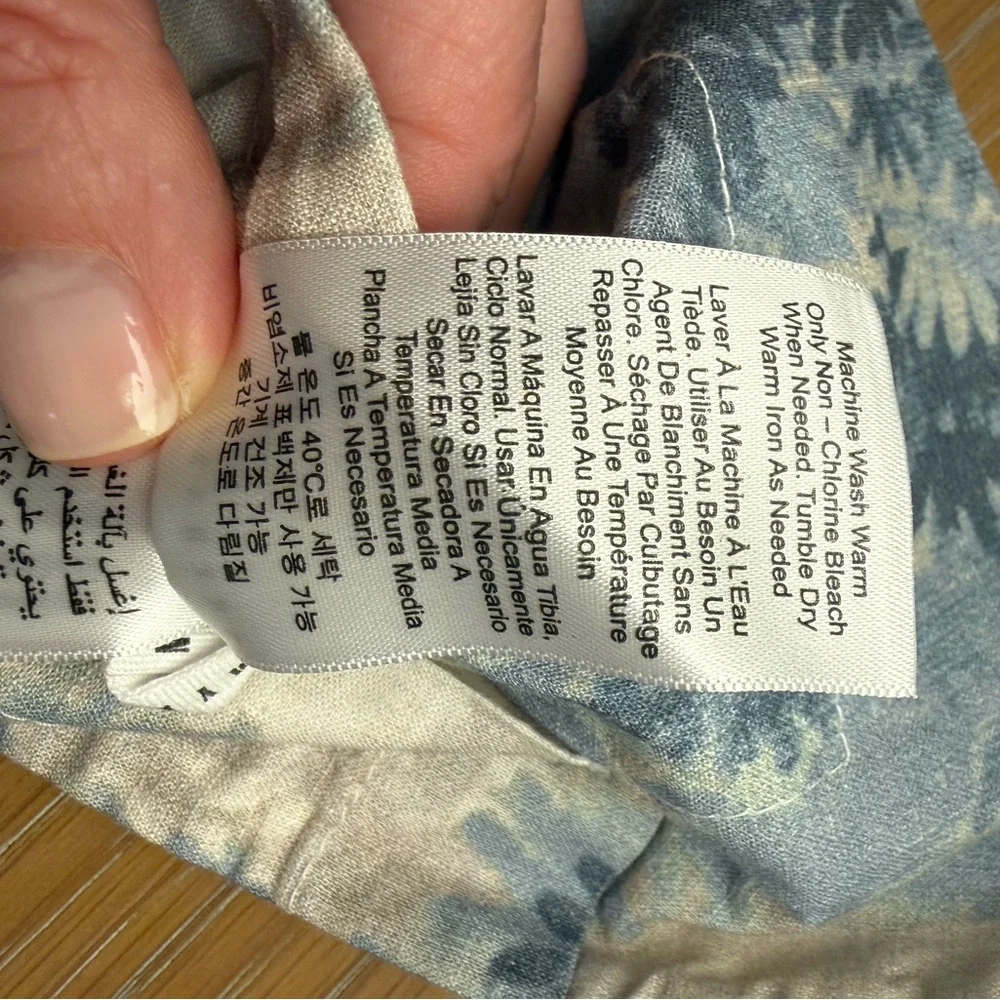 Pottery Barn Blue, Gray and Cream Toile Pillow Shams - Botanical Scene